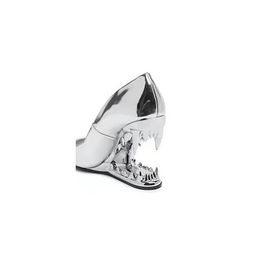 Baotou Metal-Toothed One-Step-In Fashion Statement Stylish Women's Shoes