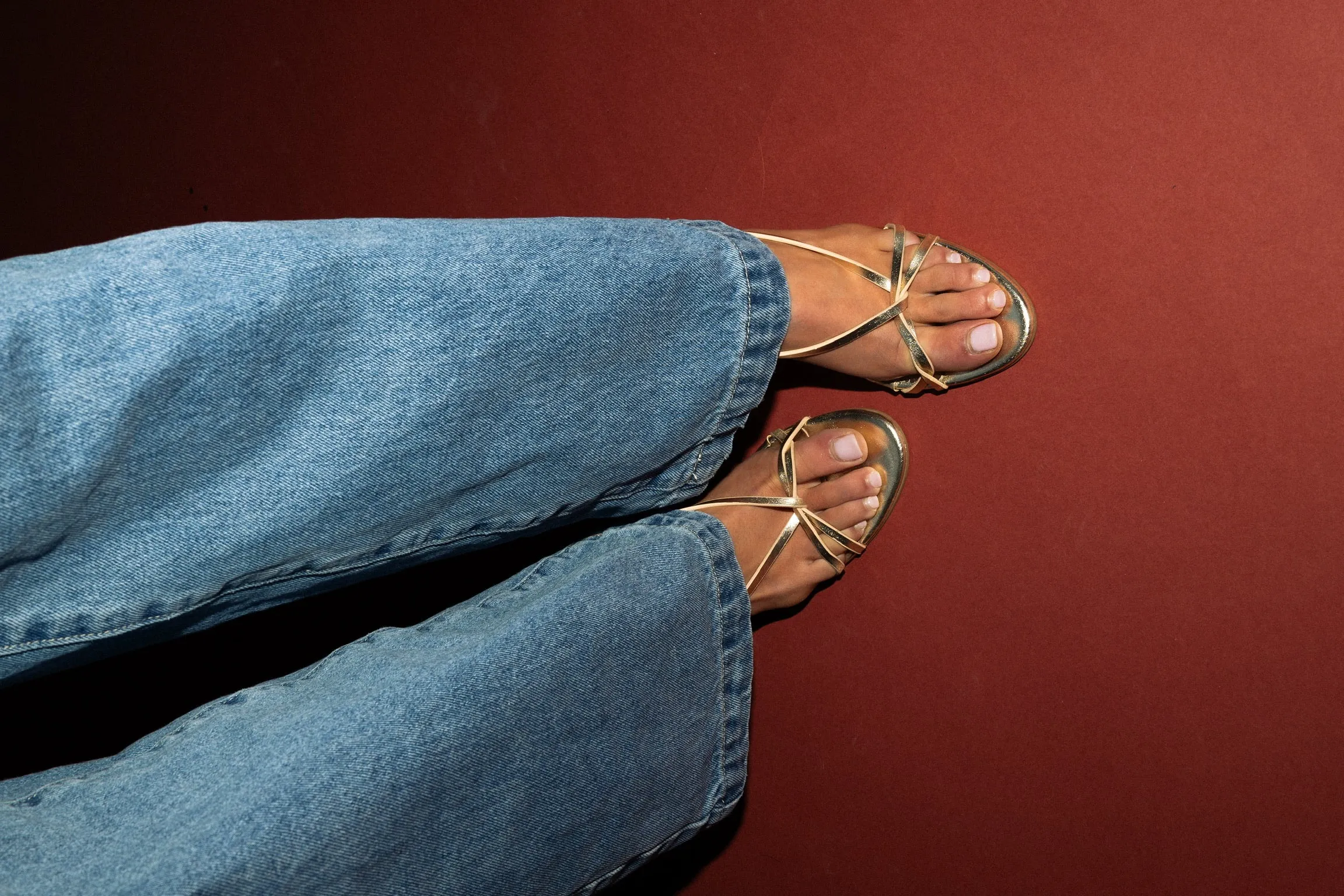 BILLINI : Valarie Gold Metallic Heel