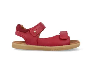BOBUX - KID  DRIFTWOOD SANDAL: CRANBERRY