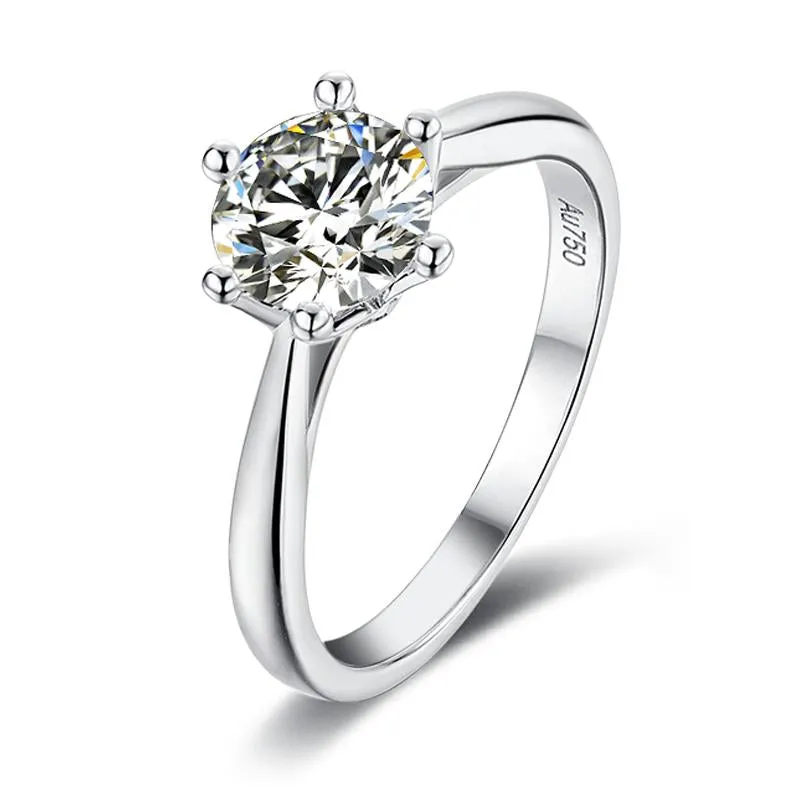 Crown • 1Ct. round Brilliant Solitaire Engagement Ring