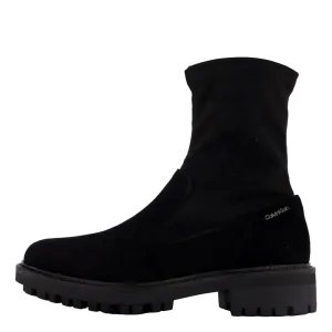 Flat Sock Boot Sue Mix Ck Black