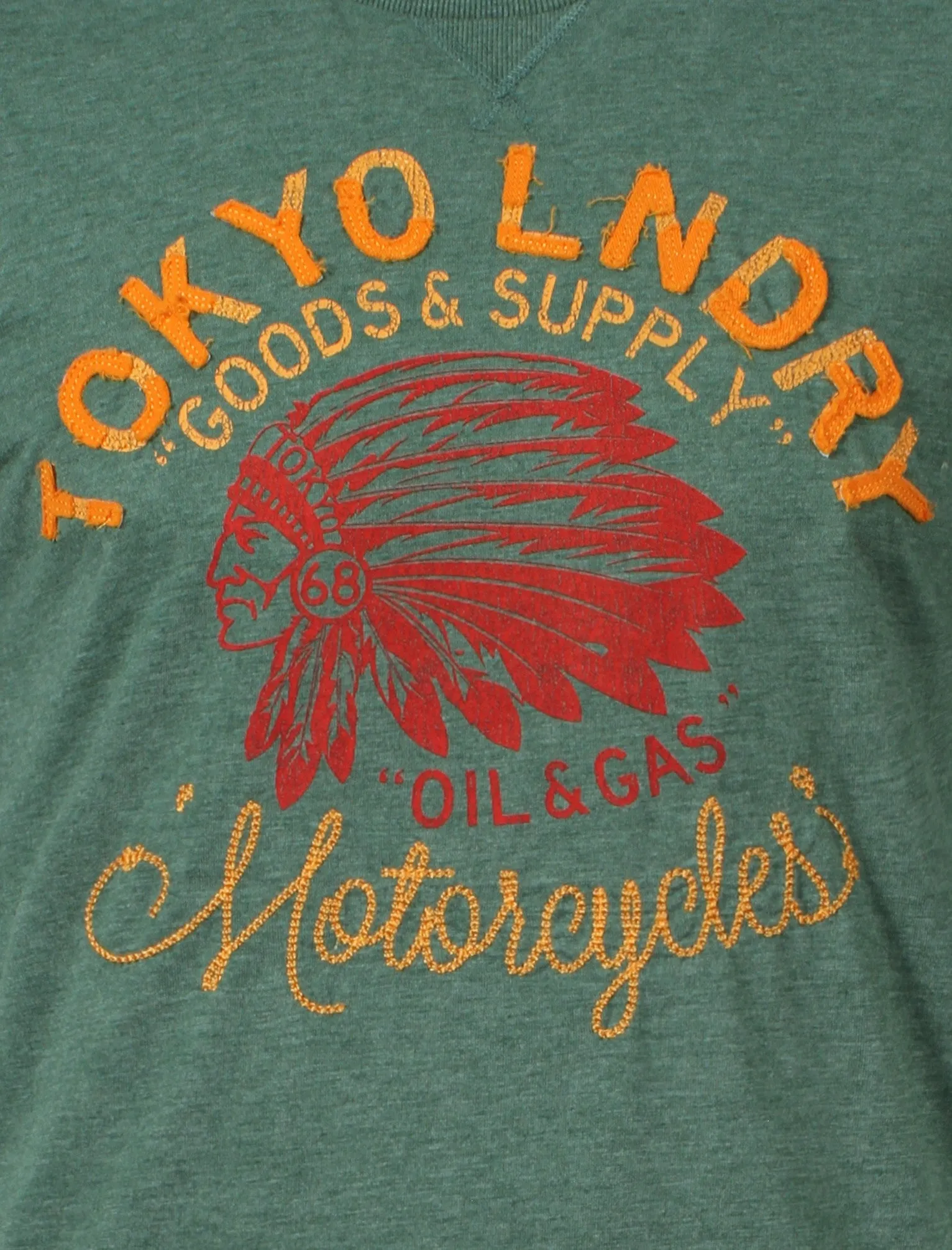 Kobe Short Sleeve T-shirt in Mallard Green - Tokyo Laundry