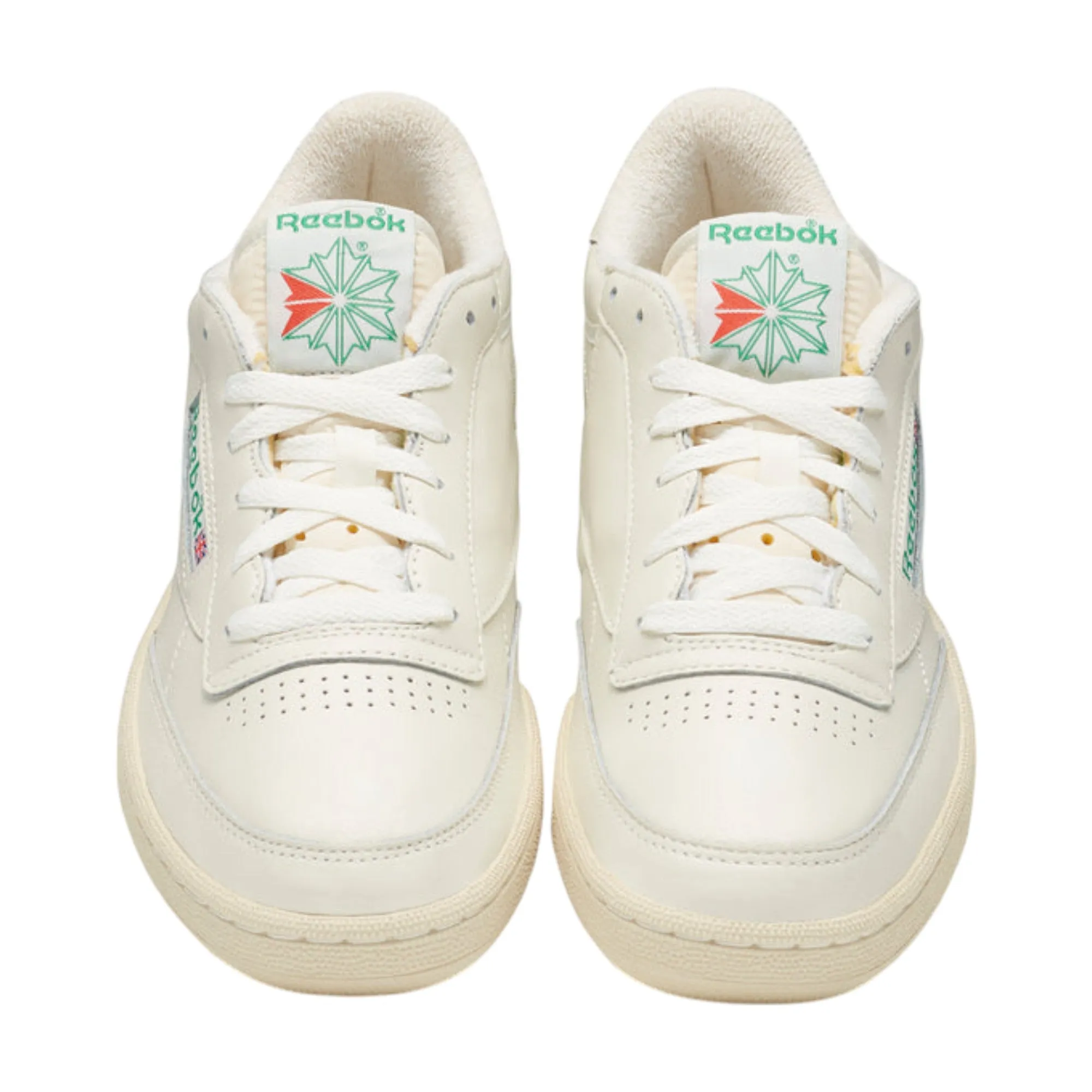 Mens Reebok Club C 85 Vintage Shoes Chalk/Green