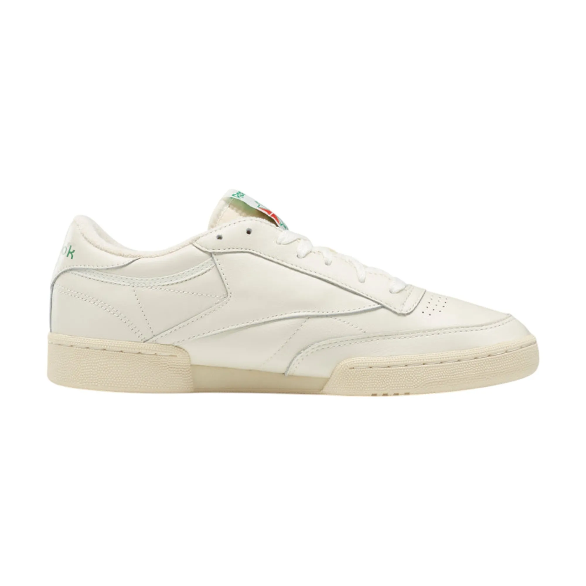 Mens Reebok Club C 85 Vintage Shoes Chalk/Green