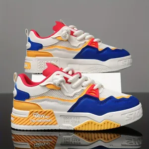 Men's Stylish Laced Colourful Running Shoes | Perfect for All Seasons