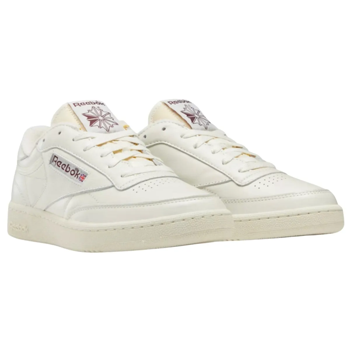 Reebok Men's Club C 85 Vintage Chalk/Alabaster/Maroon