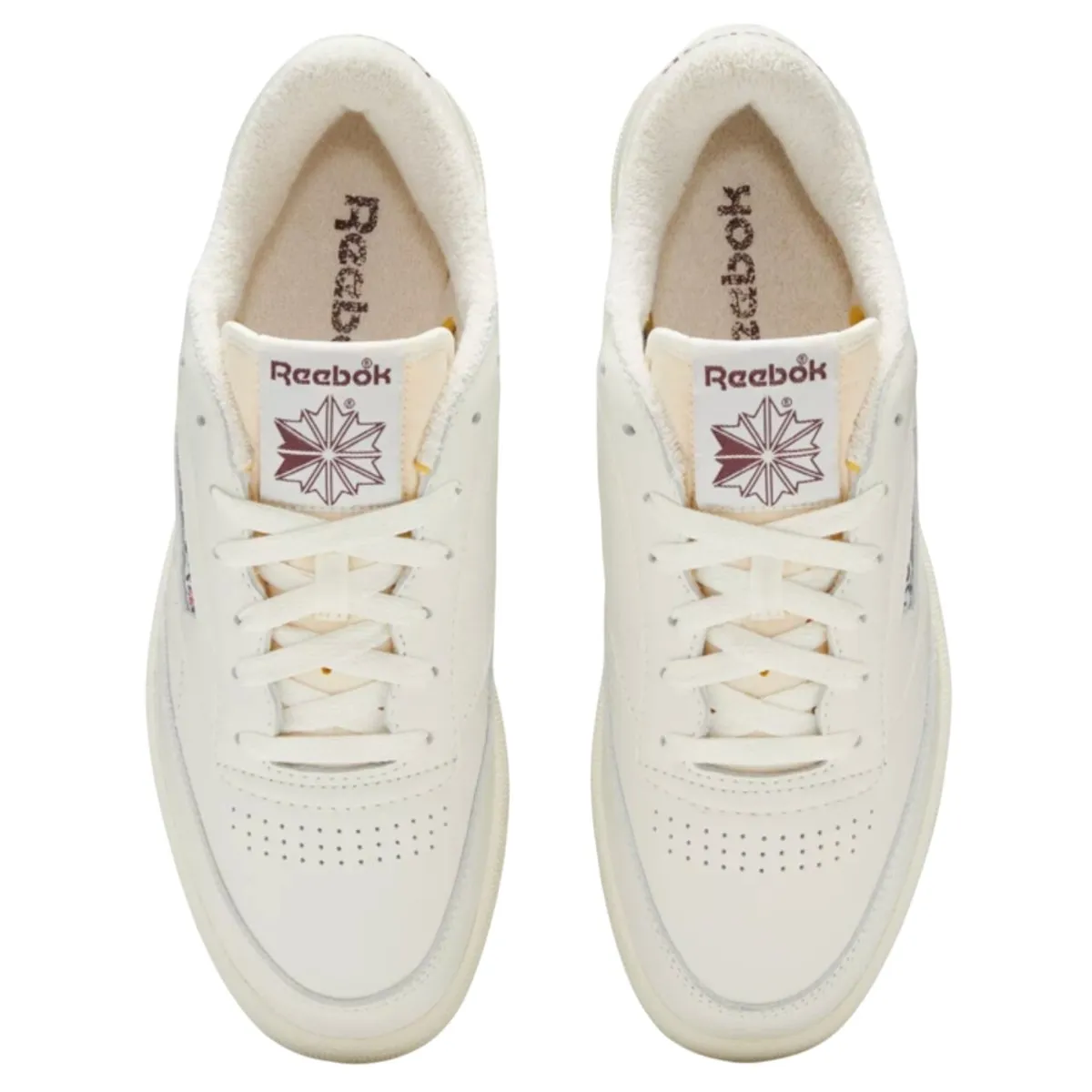 Reebok Men's Club C 85 Vintage Chalk/Alabaster/Maroon