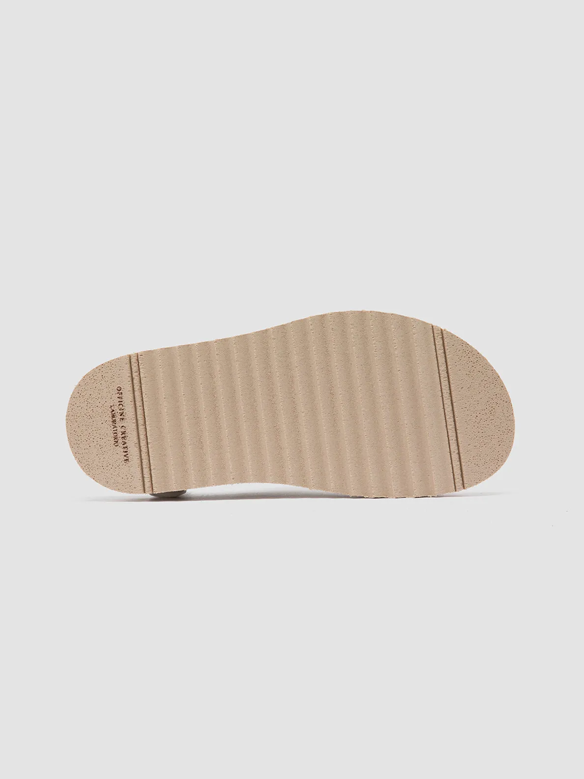SANDS 105 - Ivory Suede Slide Sandals