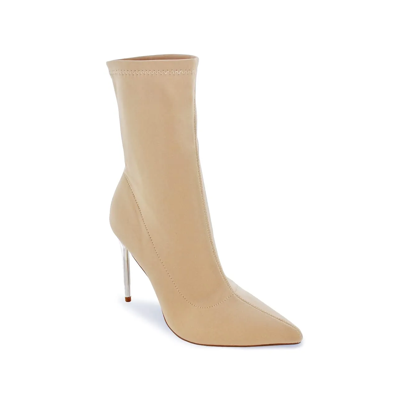 Stretchy Chic Stiletto Ankle Boots