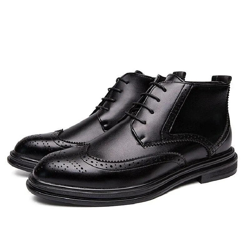 West Louis Pointed Leather Bullock Boots