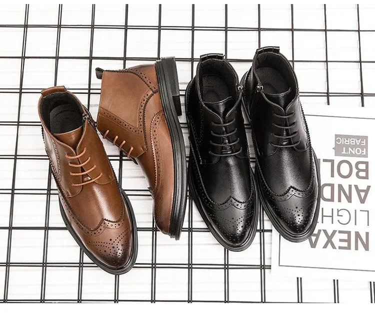 West Louis Pointed Leather Bullock Boots