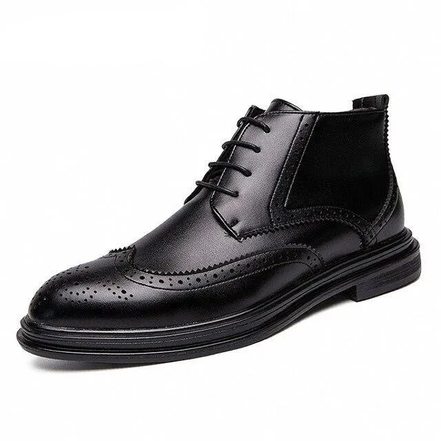 West Louis Pointed Leather Bullock Boots