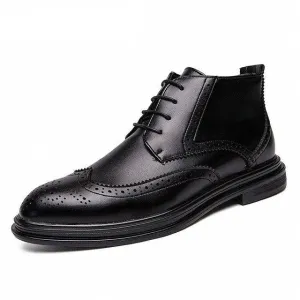 West Louis Pointed Leather Bullock Boots